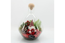 Arrangementen kerst XMAS-25240 Kerst creatie terrarium 2 pp