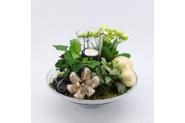 Arrangementen kerst ADV-2514WG Advent creatie 3 pp