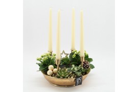 Arrangementen kerst ADV-2502W Advent creatie 6 pp