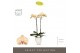 Phalaenopsis geel Optistar Parton 2 spike in Emilia White Aquo 15 bl.  