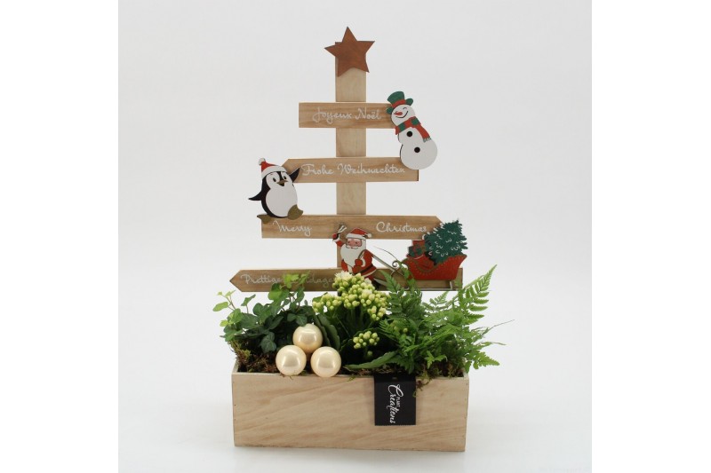 Arrangementen kerst XMAS-25253 Kerst creatie 3 pp 