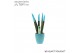 Sansevieria cylindrica Sansevieria VELVET TOUCHZ® Aqua in keramiek Osa 