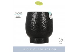 Keramische pot Abruzzo Black 17 cm Aquo2000 gram