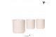 Keramische pot Kolibri Home Diamond Pearl pot travertine 