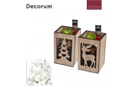 Arrangementen hyacinthus Hyacint Woodcarving HL16730WP [COZY] 1 pp 30 