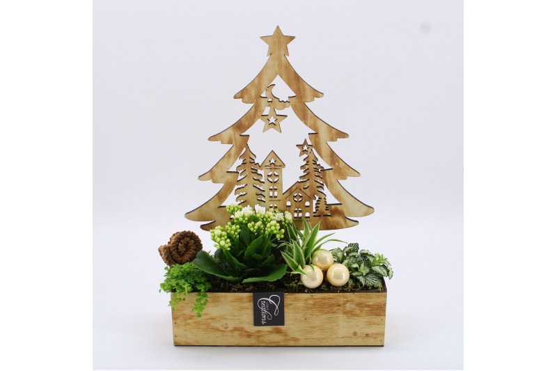 Arrangementen kerst XMAS-25068 Kerst creatie 4 pp 