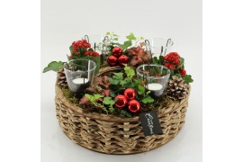 Arrangementen kerst ADV-2519R Advent creatie 6 pp