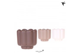 Keramische pot Kolibri Home Retro pot sand mix
