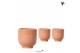 Keramische pot Kolibri Home Glazed pot cognac 