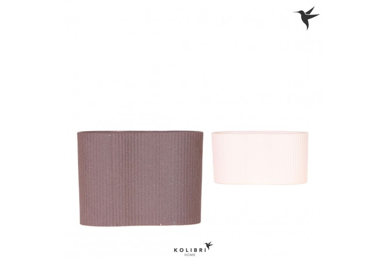 Keramische pot Kolibri Home Gili twin pot mix 