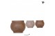 Keramische pot Kolibri Home Ancient pot brown mix 