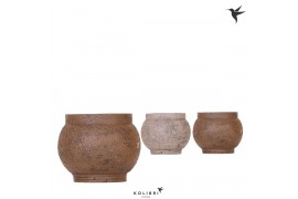 Keramische pot Kolibri Home Ancient pot brown mix