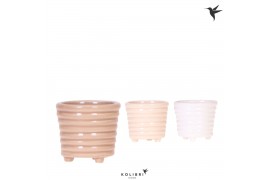 Keramische pot Kolibri Home Ring pot mix