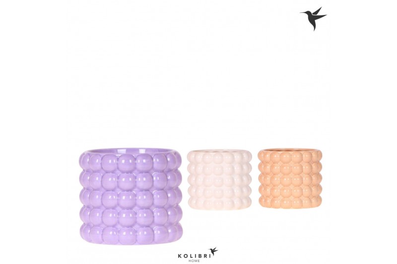 Keramische pot Kolibri Home Poppy pot mix 