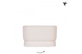 Keramische pot Kolibri Home Diabolo twin pot travertine