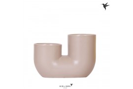 Keramische pot Kolibri Home Tube pot sand