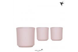 Keramische pot Kolibri Home Simplicity pot taupe