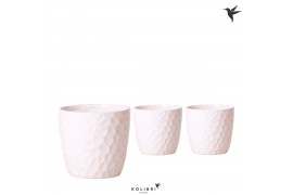 Keramische pot Kolibri Home Honey pot white