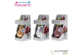 Hippeastrum gewaxt No Water Flowers Glitterz® Charm mix in Gift Box2 t