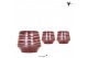 Keramische pot Kolibri Home Moonstone pot red 