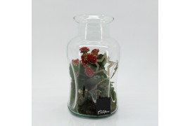 Arrangementen kerst XMAS-25227 Kerst creatie terrarium 2 pp