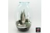 Arrangementen kerst XMAS-25315LED Kerst creatie terrarium 4 pp
