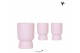 Keramische pot Kolibri Home Diabolo pot pink 