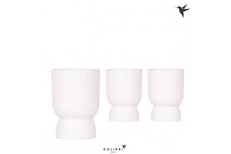 Keramische pot Kolibri Home Diabolo pot white 