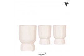Keramische pot Kolibri Home Diabolo pot travertine
