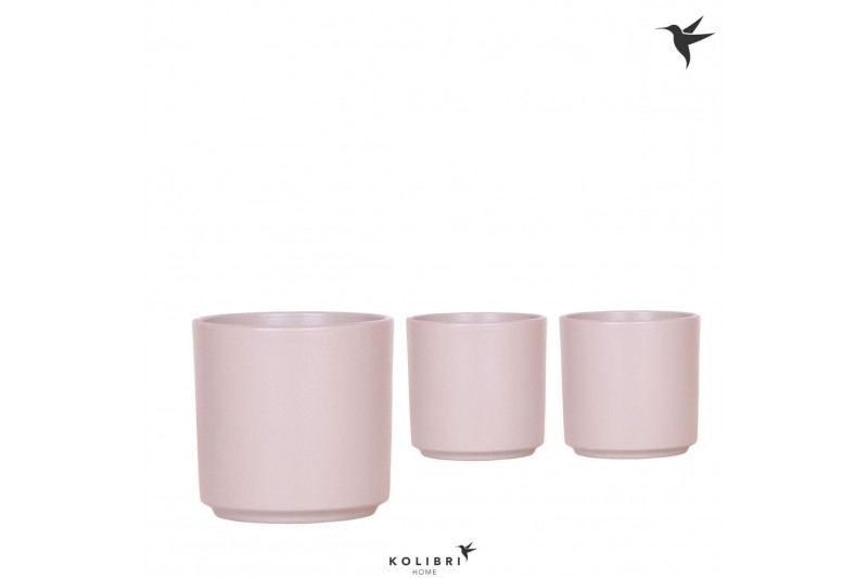 Keramische pot Kolibri Home Simplicity pot taupe 