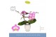 Phalaenopsis roze Dioro Allure 2 spike in Emilia White Aquo 16 bl. 2 t 
