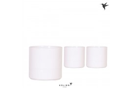 Keramische pot Kolibri Home Pastel pot white