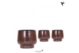 Keramische pot Kolibri Home Scandic pot copper