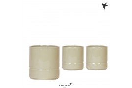 Keramische pot Kolibri Home Pastel pot green