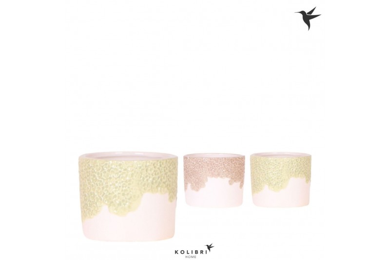 Keramische pot Kolibri Home Bloom pot sand mix 