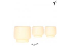 Keramische pot Kolibri Home Scandic pot yellow