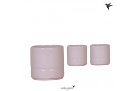 Keramische pot Kolibri Home Pastel pot pink