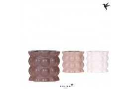 Keramische pot Kolibri Home Cotton pot sand mix
