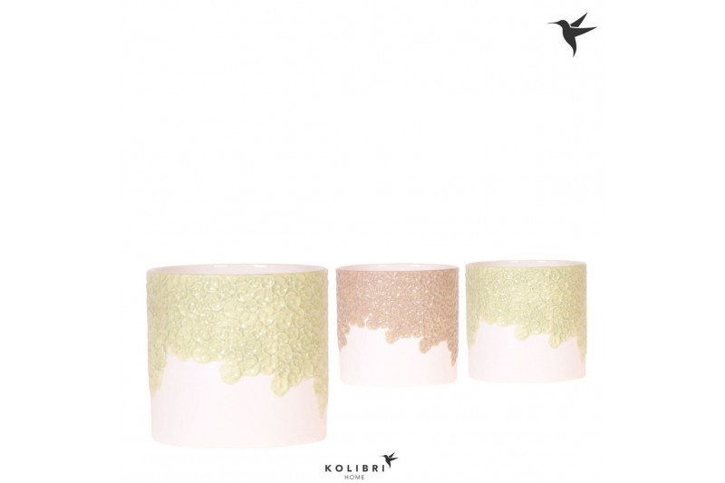 Keramische pot Kolibri Home Bloom pot sand mix 