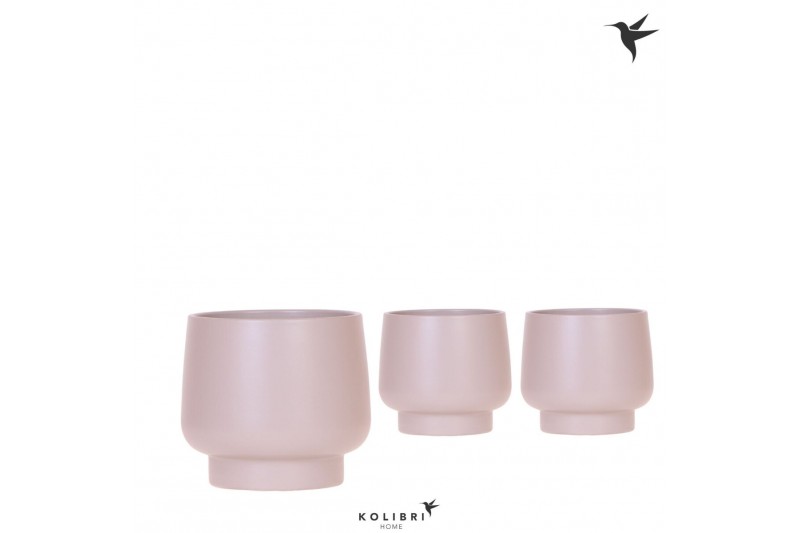 Keramische pot Kolibri Home Scandic pot taupe 