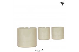 Keramische pot Kolibri Home Pastel pot green
