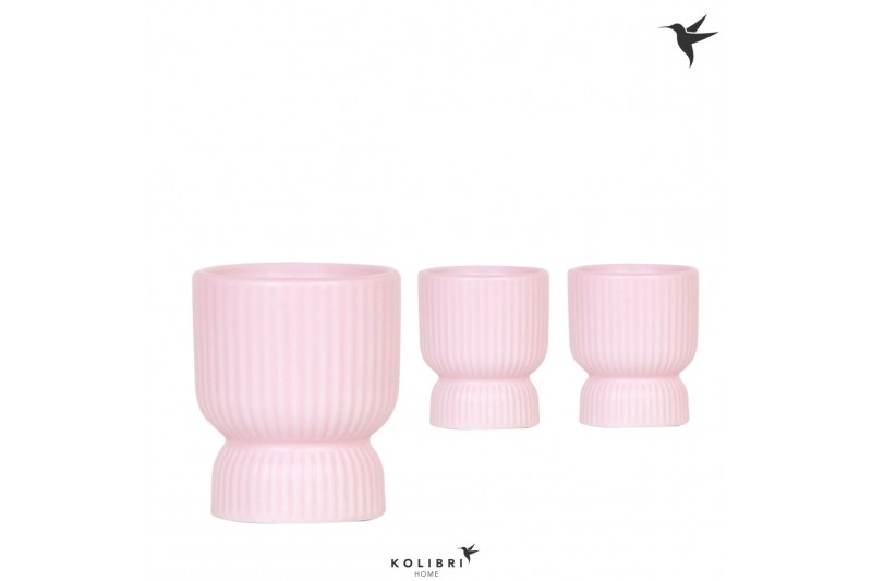 Keramische pot Kolibri Home Diabolo pot pink 