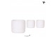 Keramische pot Kolibri Home Pastel pot white 