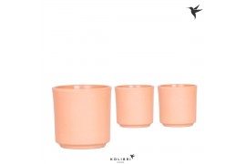 Keramische pot Kolibri Home Simplicity pot peach