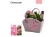 Arrangementen kamerplanten Calandiva & Hyacint Wooden Bag HL25874PP [T 