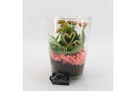 Arrangementen kamerplanten FDRM-2604RZ Romantic Fundamentals 2 pp