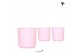Keramische pot Kolibri Home Simplicity pot pink 