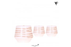 Keramische pot Kolibri Home Moonstone pot white